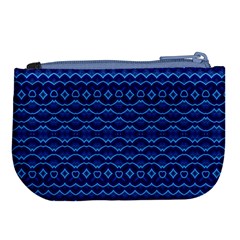Cobalt Blue  Large Coin Purse from ArtsNow.com Back