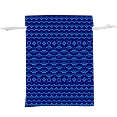 Cobalt Blue   Lightweight Drawstring Pouch (XL) from ArtsNow.com Front
