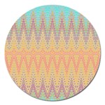 Boho Pastel Colors Magnet 5  (Round)