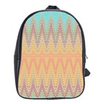 Boho Pastel Colors School Bag (Large)