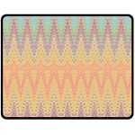 Boho Pastel Colors Double Sided Fleece Blanket (Medium) 