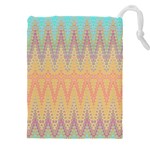 Boho Pastel Colors Drawstring Pouch (5XL)