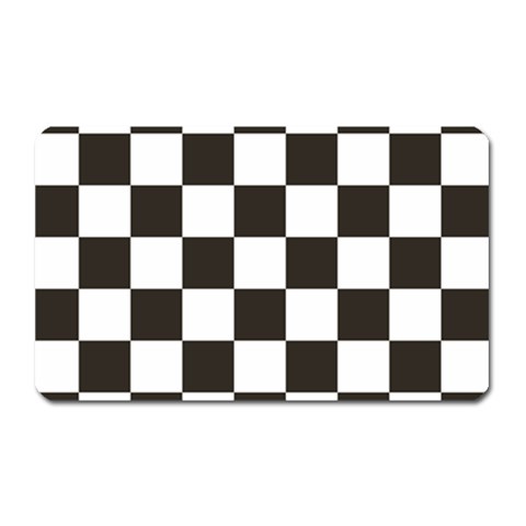 Chequered Flag Magnet (Rectangular) from ArtsNow.com Front