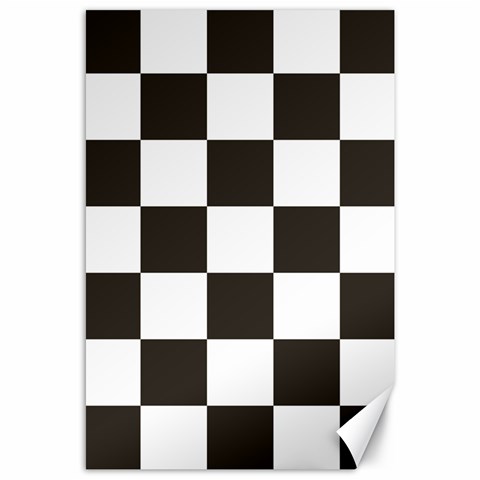 Chequered Flag Canvas 24  x 36  from ArtsNow.com 23.35 x34.74  Canvas - 1