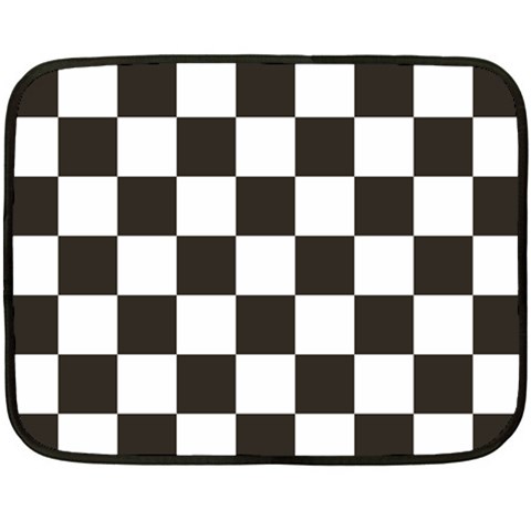 Chequered Flag Fleece Blanket (Mini) from ArtsNow.com 35 x27  Blanket