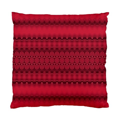 Crimson Red Pattern Standard Cushion Case (Two Sides) from ArtsNow.com Front
