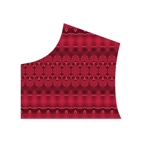Crimson Red Pattern Women s Button Up Vest from ArtsNow.com Top Left