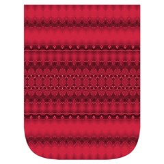 Crimson Red Pattern Waist Pouch (Small) from ArtsNow.com Front Pocket