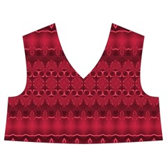Crimson Red Pattern Kids  Midi Sailor Dress from ArtsNow.com Front Top