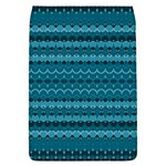 Boho Teal Pattern Removable Flap Cover (S)