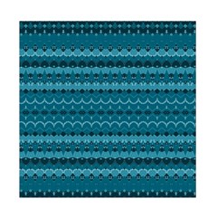 Boho Teal Pattern Duvet Cover Double Side (Full/ Double Size) from ArtsNow.com Front