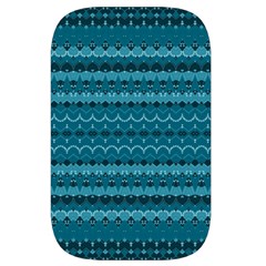 Boho Teal Pattern Waist Pouch (Small) from ArtsNow.com Front