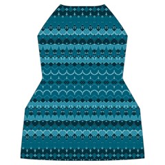 Boho Teal Pattern Women s Long Sleeve Raglan Tee from ArtsNow.com Back
