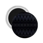 Boho Black and Silver 2.25  Magnets