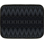 Boho Black and Silver Fleece Blanket (Mini)