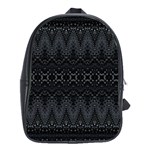 Boho Black and Silver School Bag (XL)