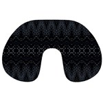 Boho Black and Silver Travel Neck Pillow