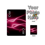 Neon Pink Glow Playing Cards 54 Designs (Mini)