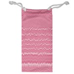 Boho Pink Stripes Jewelry Bag