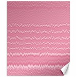 Boho Pink Stripes Canvas 8  x 10 
