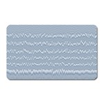 Boho Faded Blue Stripes Magnet (Rectangular)