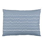 Boho Faded Blue Stripes Pillow Case