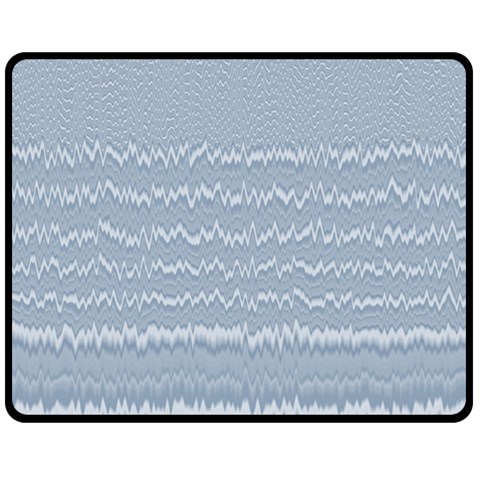 Boho Faded Blue Stripes Double Sided Fleece Blanket (Medium)  from ArtsNow.com 58.8 x47.4  Blanket Back