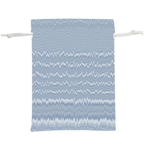 Boho Faded Blue Stripes  Lightweight Drawstring Pouch (XL) from ArtsNow.com Front