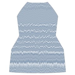 Boho Faded Blue Stripes Women s Long Sleeve Raglan Tee from ArtsNow.com Back
