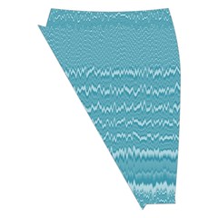 Boho Teal Stripes Midi Wrap Pencil Skirt from ArtsNow.com Front Left