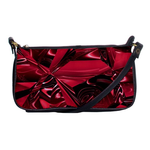 Candy Apple Crimson Red Shoulder Clutch Bag from ArtsNow.com Front
