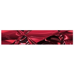 Candy Apple Crimson Red Small Flano Scarf from ArtsNow.com Front