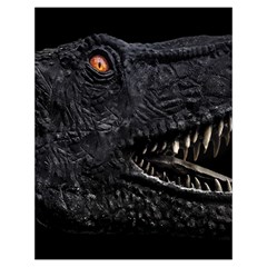 Trex Dinosaur Head Dark Poster Toiletries Pouch from ArtsNow.com Back