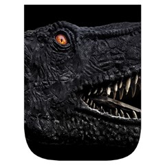 Trex Dinosaur Head Dark Poster Waist Pouch (Large) from ArtsNow.com Front Pocket