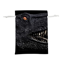 Trex Dinosaur Head Dark Poster Lightweight Drawstring Pouch (L) from ArtsNow.com Front