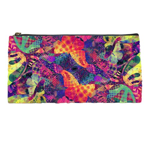 Colorful Boho Abstract Art Pencil Case from ArtsNow.com Front