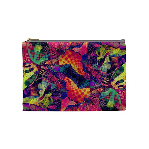 Colorful Boho Abstract Art Cosmetic Bag (Medium) from ArtsNow.com Front
