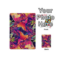 Colorful Boho Abstract Art Playing Cards 54 Designs (Mini) from ArtsNow.com Front - Club7