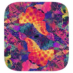 Colorful Boho Abstract Art Toiletries Pouch from ArtsNow.com Side Right