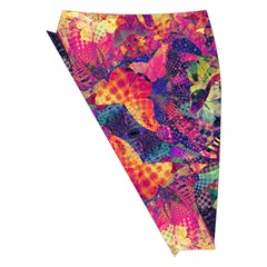 Colorful Boho Abstract Art Midi Wrap Pencil Skirt from ArtsNow.com Front Left