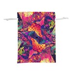 Colorful Boho Abstract Art Lightweight Drawstring Pouch (S)