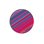 Boho Pink Blue Stripes Hat Clip Ball Marker (10 pack)