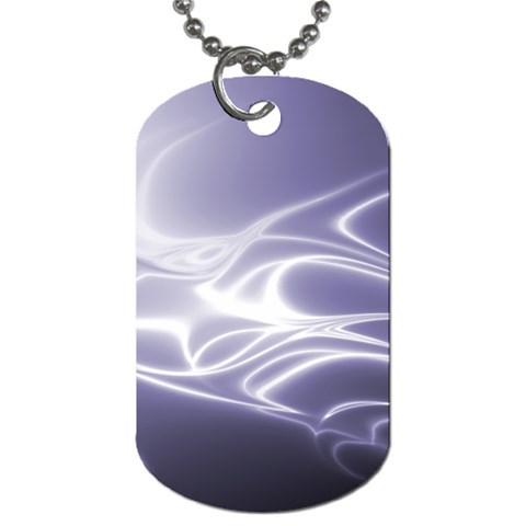 Violet Glowing Swirls Dog Tag (One Side) from ArtsNow.com Front