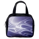 Violet Glowing Swirls Classic Handbag (One Side)