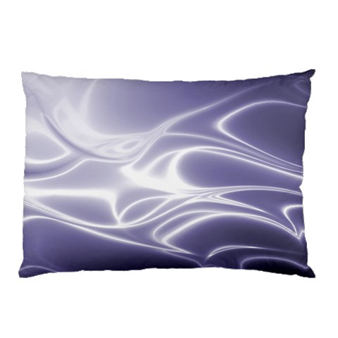 Violet Glowing Swirls Pillow Case (Two Sides) from ArtsNow.com Front