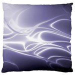 Violet Glowing Swirls Large Cushion Case (One Side)