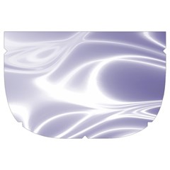 Violet Glowing Swirls Makeup Case (Large) from ArtsNow.com Side Left