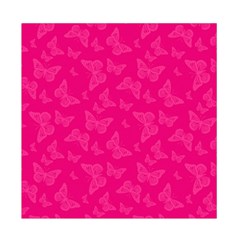 Magenta Pink Butterflies Pattern Duvet Cover Double Side (Full/ Double Size) from ArtsNow.com Back