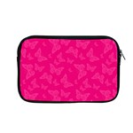 Magenta Pink Butterflies Pattern Apple MacBook Pro 13  Zipper Case