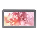 Boho Pastel Pink Floral Print Memory Card Reader (Mini)